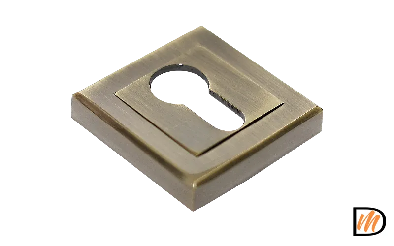 Накладка на евроцилиндр RAP KH-S AB, цвет - античная бронза